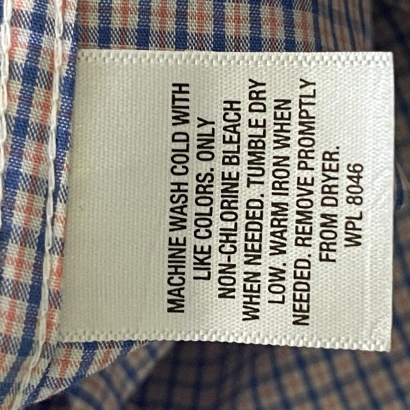 Club Room Reg Fit Pink Check Shirt - Picture 6 of 6